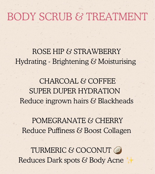 POMEGRANATE & CHERRY - Body Scrub + Treatment - 250ml