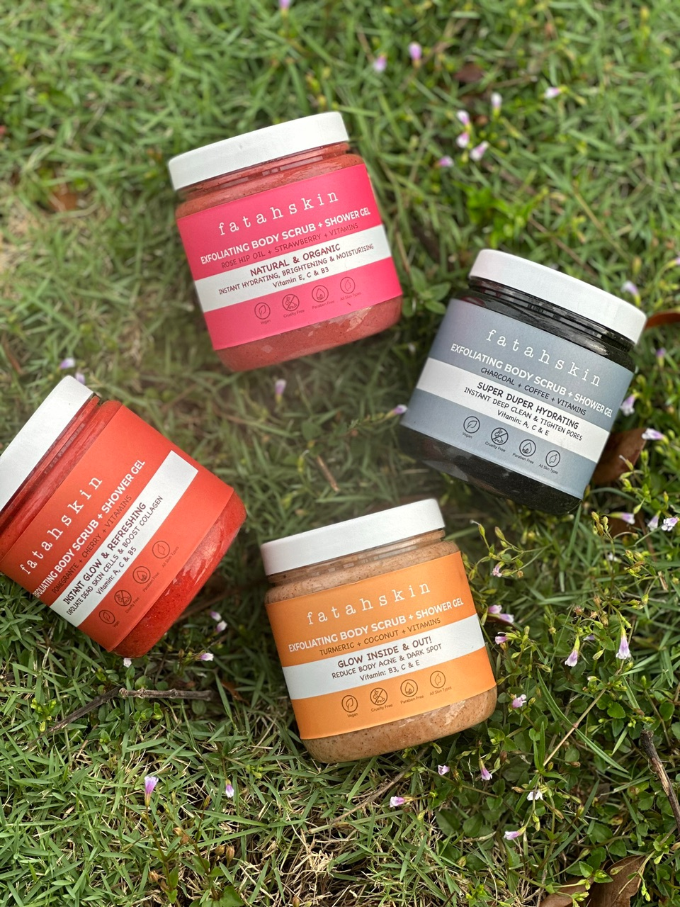 POMEGRANATE & CHERRY - Body Scrub + Treatment - 250ml