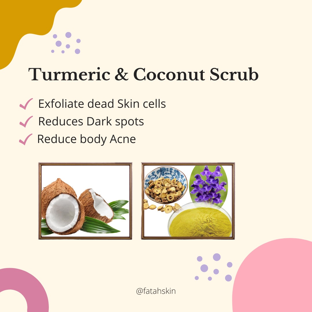 TURMERIC & COCONUT - Body Scrub + Treatment - 250ml