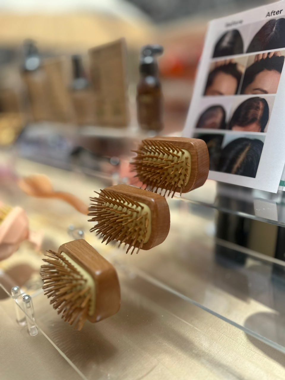 Bamboo Mini Brush ( Comb & Massage )