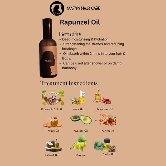 Rapunzzel Hair Oil 50ml for ~Body&Hair~