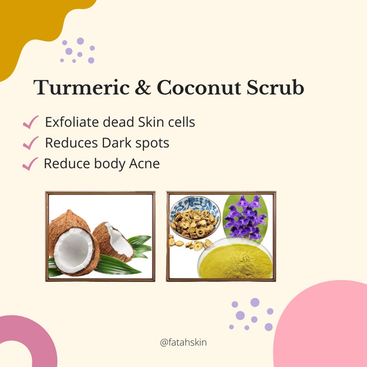 TURMERIC & COCONUT - Body Scrub + Treatment - 250ml