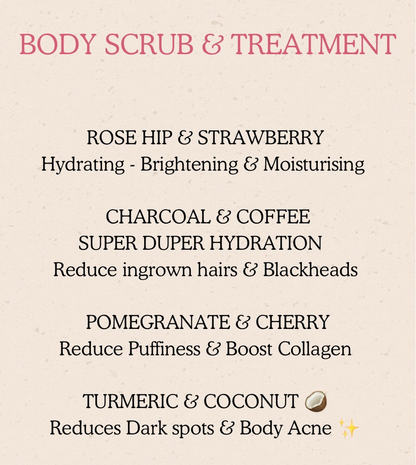 TURMERIC & COCONUT - Body Scrub + Treatment - 250ml