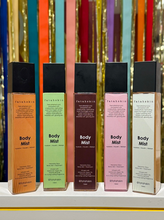 Moroccan Argan glow Mist Full Set - Floral, Fresh, Candy, Intense & Citrus Bloom